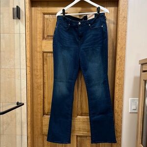 NYDJ Blue Flare Wide Leg Denim